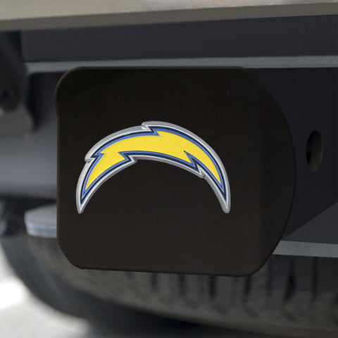 Los Angeles Chargers Color Hitch Cover Black3.4"x4" 