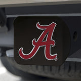 Alabama Crimson Tide Hitch Cover Color on Black 3.4"x4" 