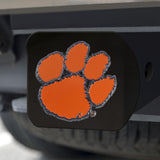 Clemson Tigers Hitch Cover Color on Black 3.4"x4" 