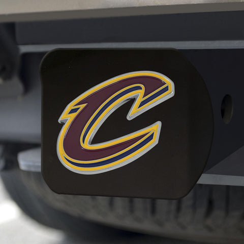 Cleveland Cavaliers Hitch Cover Color on Black 3.4"x4" 