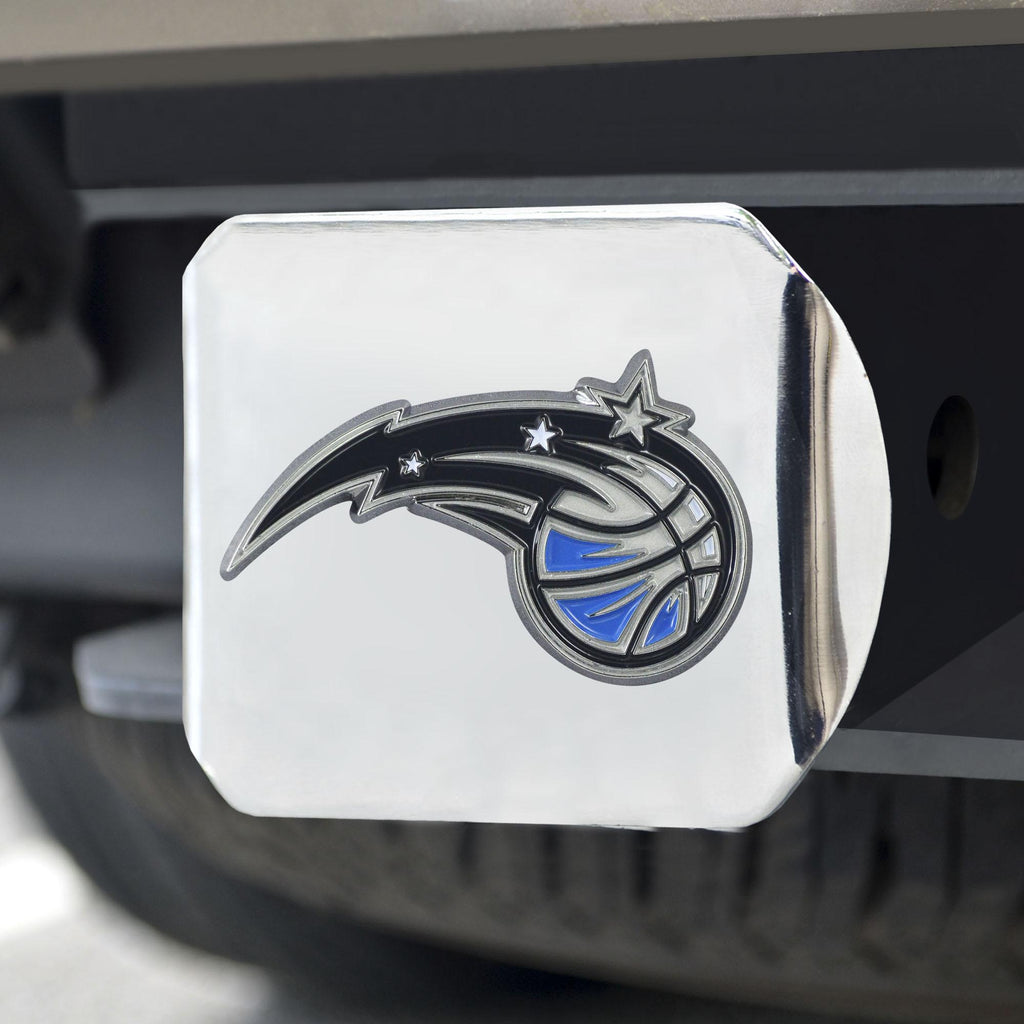 Orlando Magic Color Hitch Cover Chrome 3.4"x4" 