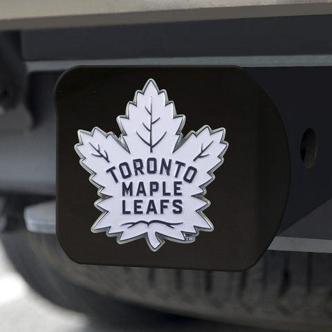 Toronto Maple Leafs Hitch Cover Color on Black 3.4"x4" 