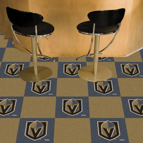 Las Vegas Golden Knights Team Carpet Tiles 18"x18" tiles 