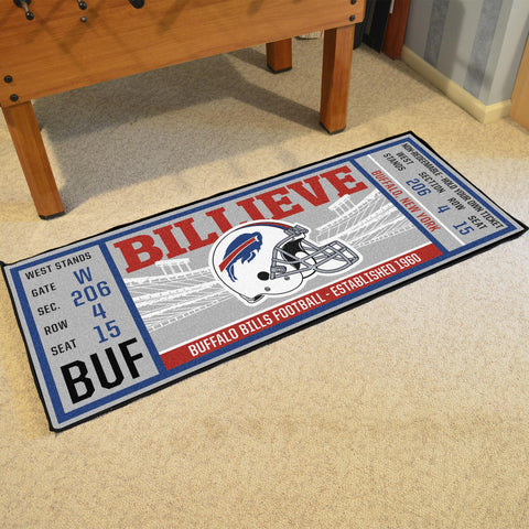 Buffalo Bills Ticket Runner 30"x72" 