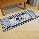 Carolina Panthers Ticket Runner 30"x72" 