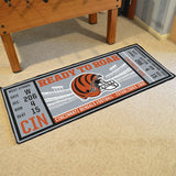 Cincinnati Bengals Ticket Runner 30"x72" 