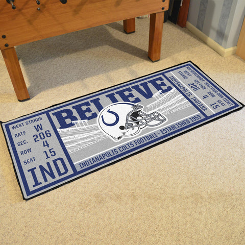 Indianapolis Colts Ticket Runner 30"x72" 
