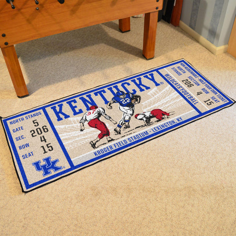 Kentucky Wildcats Ticket Runner 30"x72" 