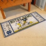 Notre Dame Fighting Irish Ticket Runner 30"x72" 