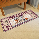 Texas A&M Aggies Ticket Runner 30"x72" 