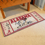 Alabama Crimson Tide Ticket Runner 30"x72" 