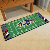 Baltimore Ravens XFIT Football Field Runner 30"x72" 