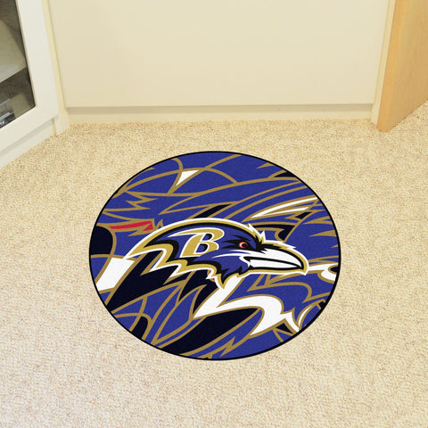 Baltimore Ravens XFIT Roundel Mat 27" diameter 