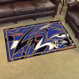 Baltimore Ravens XFIT 4x6 Rug 44"x71" 