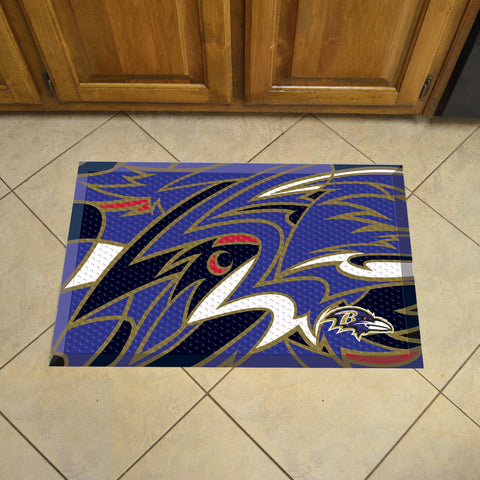 Baltimore Ravens XFIT Scraper Mat 19"x30" 