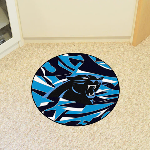 Carolina Panthers XFIT Roundel Mat 27" diameter 