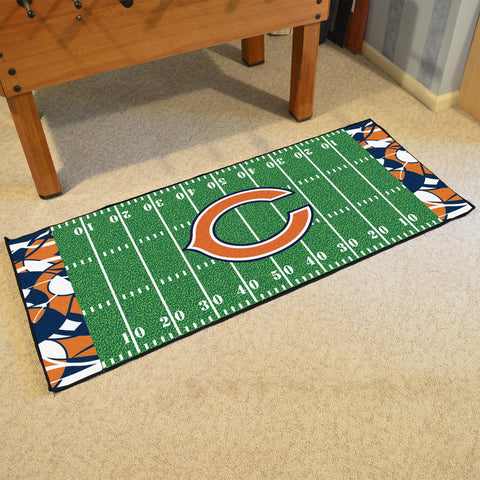 Chicago Bears XFIT Football Field Runner 30"x72" 