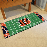 Cincinnati Bengals XFIT Football Field Runner 30"x72" 