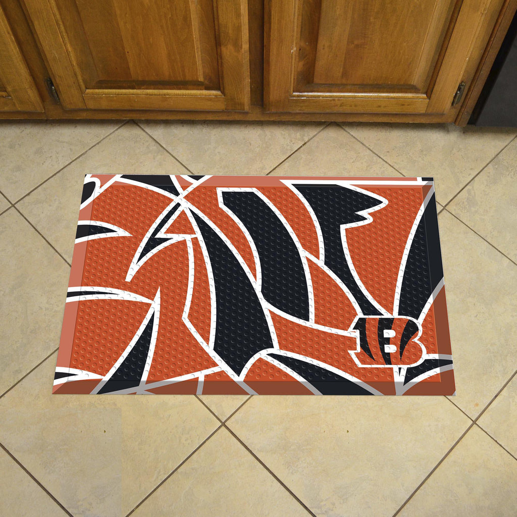 Cincinnati Bengals XFIT Scraper Mat 19"x30" 