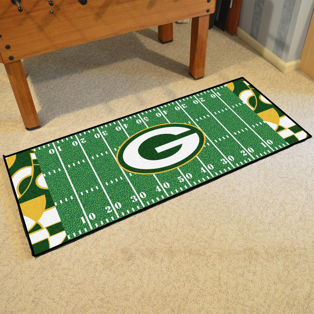 Green Bay Packers XFIT Football Field Runner 30"x72" 