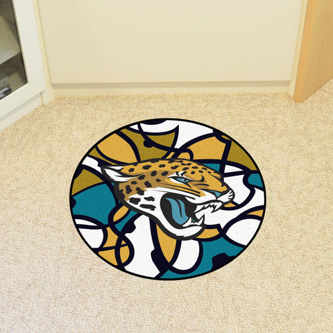 Jacksonville Jaguars XFIT Roundel Mat 27" diameter 