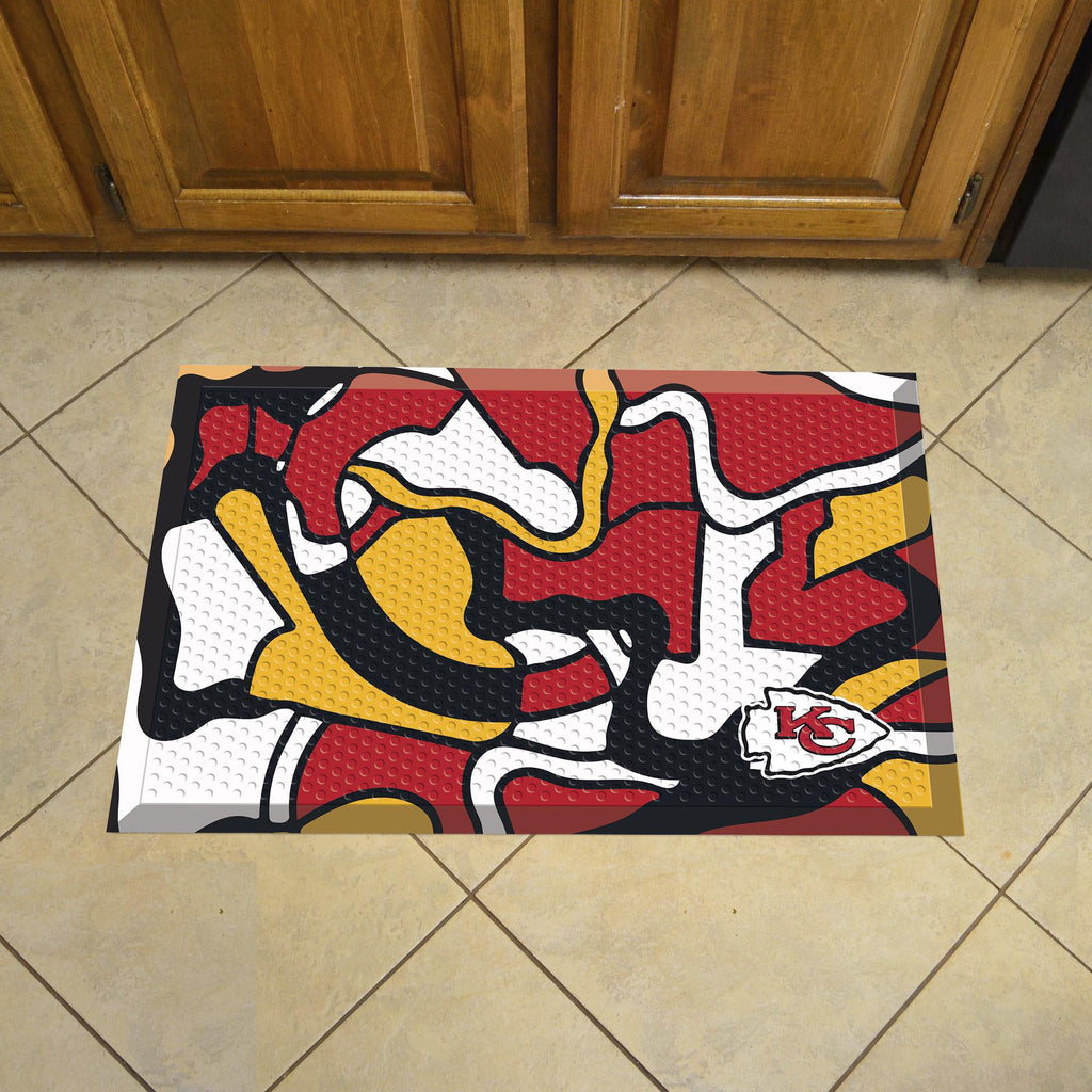 Kansas City Chiefs XFIT Scraper Mat 19"x30" 