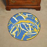 Los Angeles Chargers XFIT Roundel Mat 27" diameter 