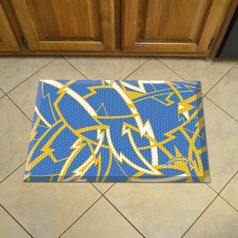 Los Angeles Chargers XFIT Scraper Mat 19"x30" 