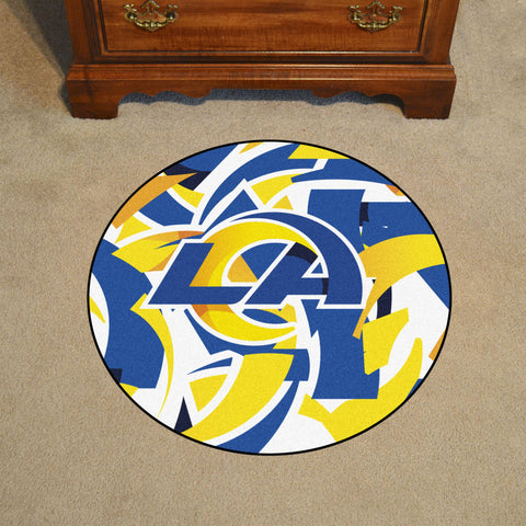 Los Angeles Rams XFIT Roundel Mat 27" diameter 