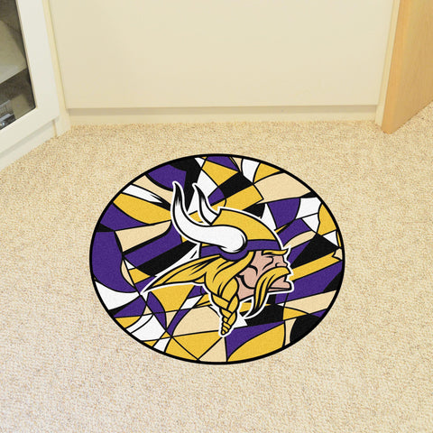 Minnesota Vikings XFIT Roundel Mat 27" diameter 