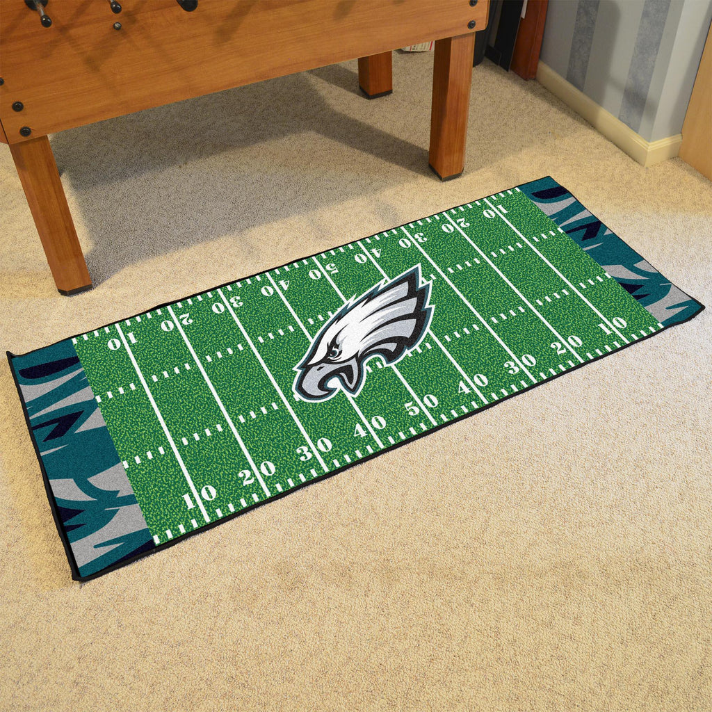 Philadelphia Eagles XFIT Football Field Runner 30"x72" 