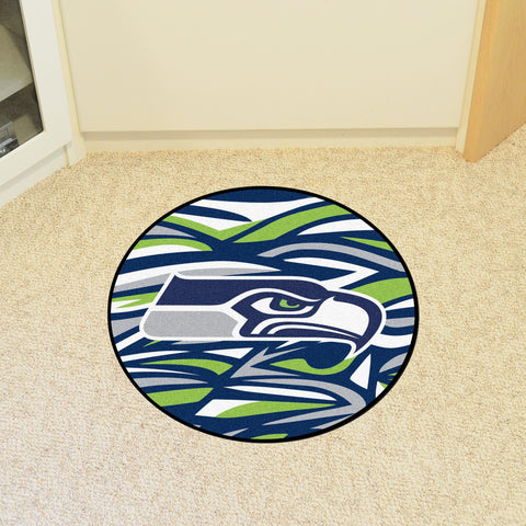 Seattle Seahawks XFIT Roundel Mat 27" diameter 