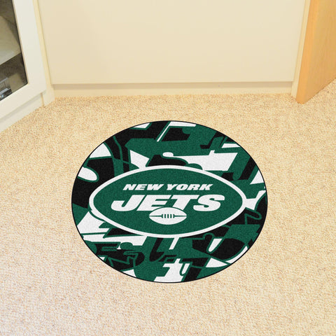 New York Jets XFIT Roundel Mat 27" diameter 