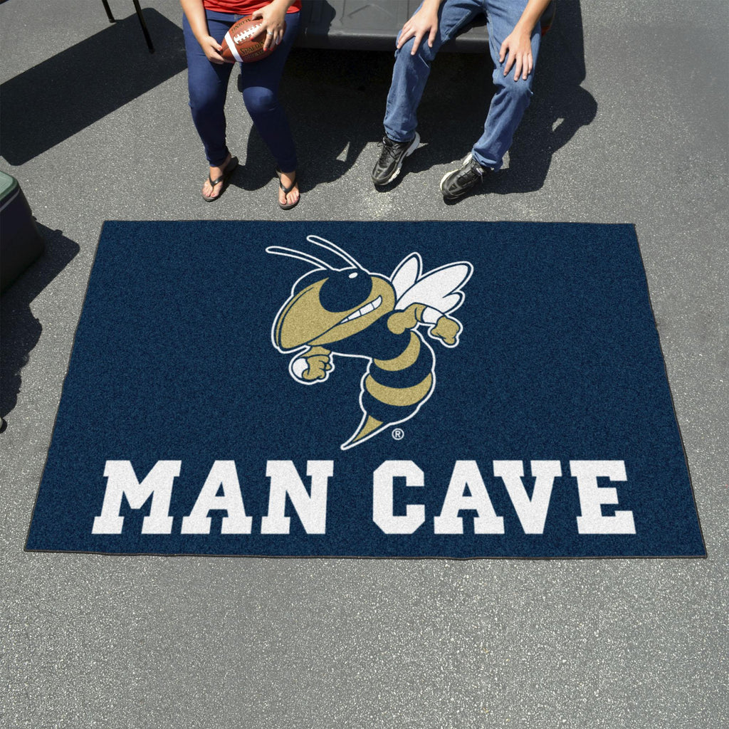 Georgia Tech Yellow Jackets Man Cave UltiMat 59.5"x94.5" 