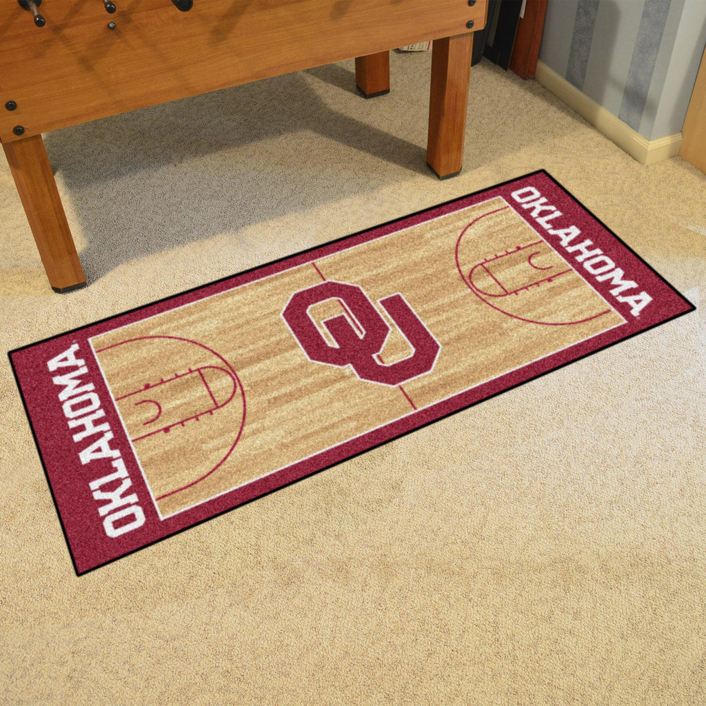 Oklahoma Sooners NCAA Basketball Runner 30"x72" 