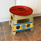 Golden State Warriors Folding Step Stool 14"x13" 