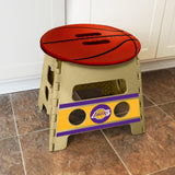 Los Angeles Lakers Folding Step Stool 14"x13" 