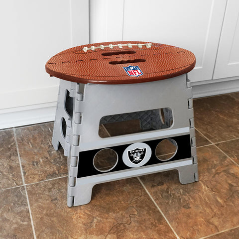 Las Vegas Raiders Folding Step Stool 14"x13" 