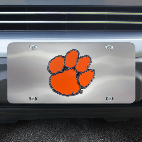 Clemson Tigers Diecast License Plate 12"x6" 