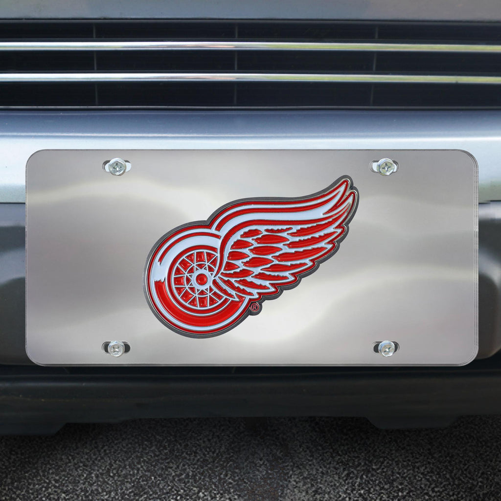 Detroit Red Wings Diecast License Plate 12"x6" 