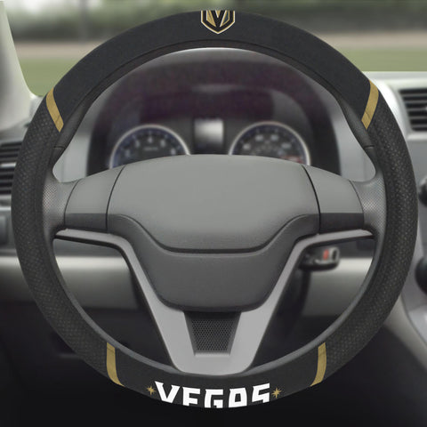 Las Vegas Golden Knights Steering Wheel Cover 15"x15" 