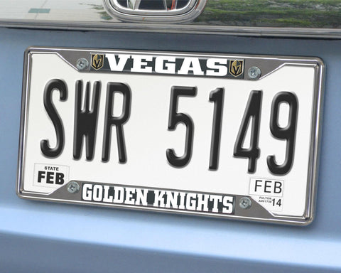 Las Vegas Golden Knights License Plate Frame 6.25"x12.25" 