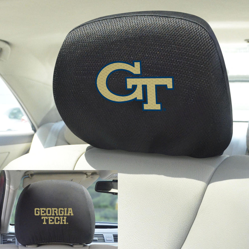 Georgia Tech Yellow Jackets Head Rest Cover 10"x13" 