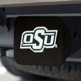 Oklahoma State Cowboys Hitch Cover Chrome on Black 3.4"x4" 