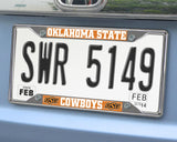 Oklahoma State Cowboys License Plate Frame 6.25"x12.25" 