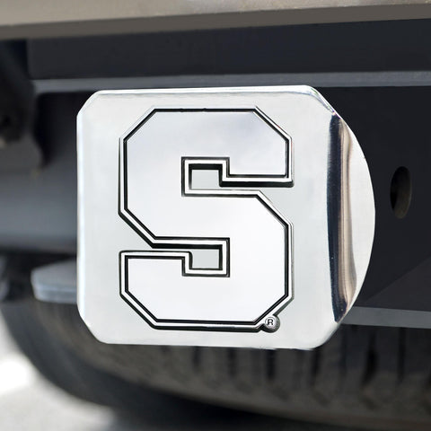 Syracuse Orangemen Hitch Cover Chrome on Chrome 3.4"x4" 