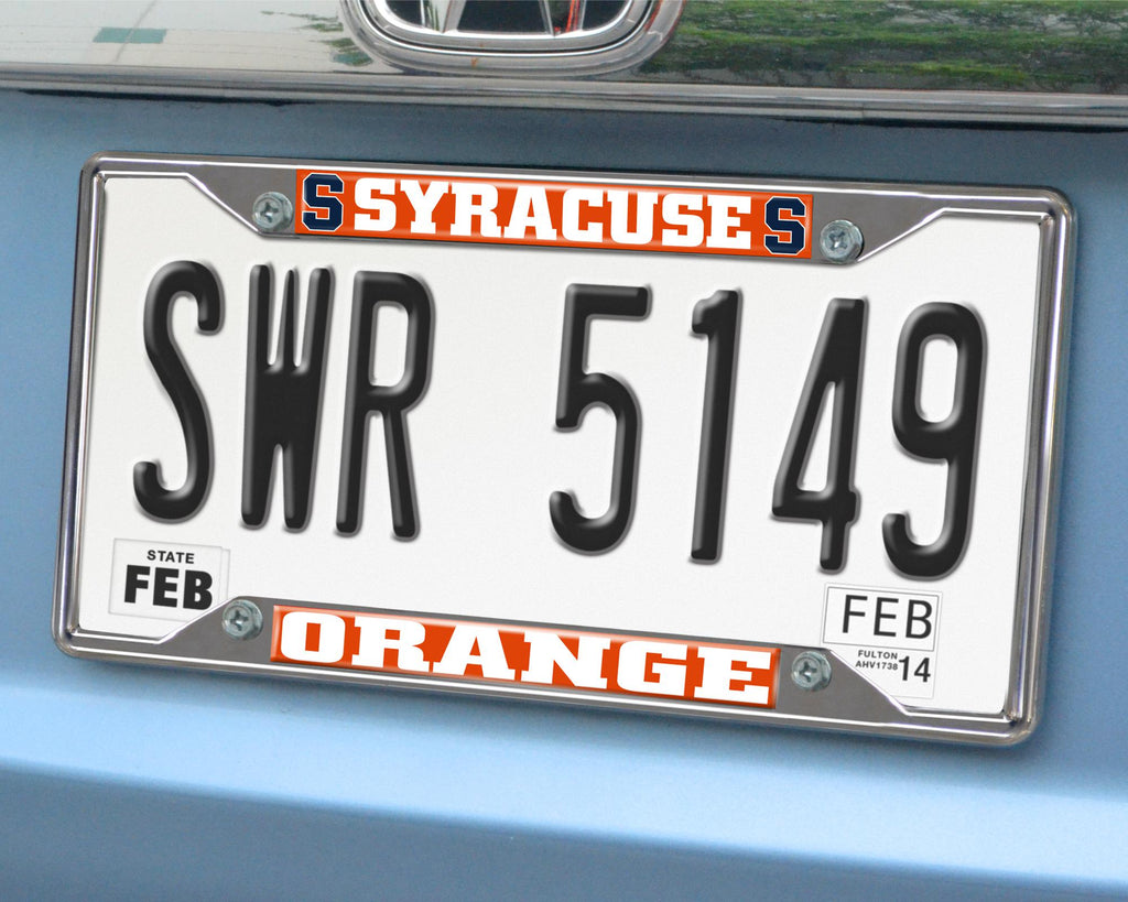 Syracuse Orangemen License Plate Frame 6.25"x12.25" 