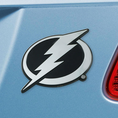 Tampa Bay Lightning Chrome Emblem 3"x3.2" 