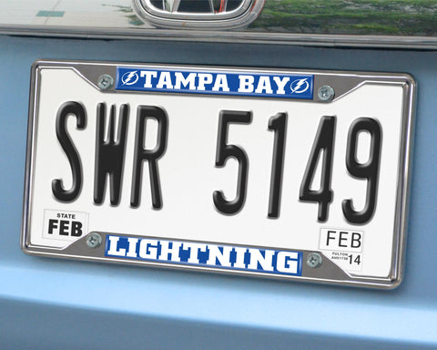 Tampa Bay Lightning License Plate Frame 6.25"x12.25" 