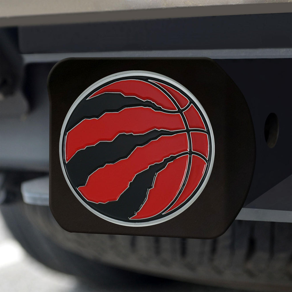 Toronto Raptors Hitch Cover Color on Black 3.4"x4" 